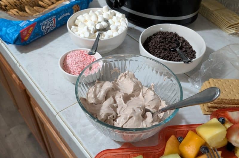 Christmas Hot Chocolate Dip